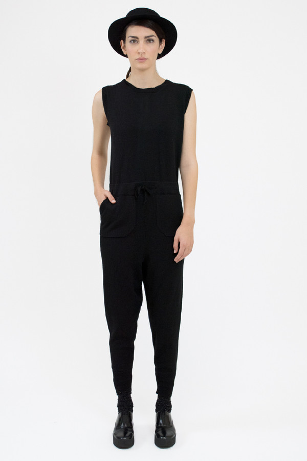 Micaela Greg Black Jumpsuit Micaela Greg Black Jumpsuit