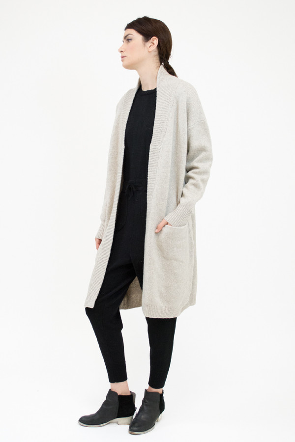 Micaela Greg Oatmeal Duster Cardigan Micaela Greg Oatmeal Duster Cardigan