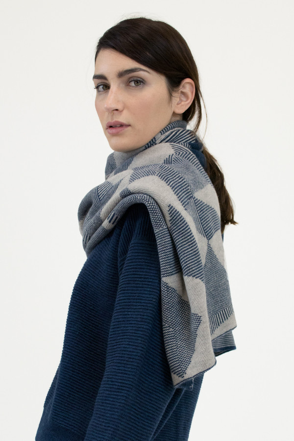 Micaela Greg Moonlight Blue Spectrum Scarf Micaela Greg Moonlight Blue Spectrum Scarf