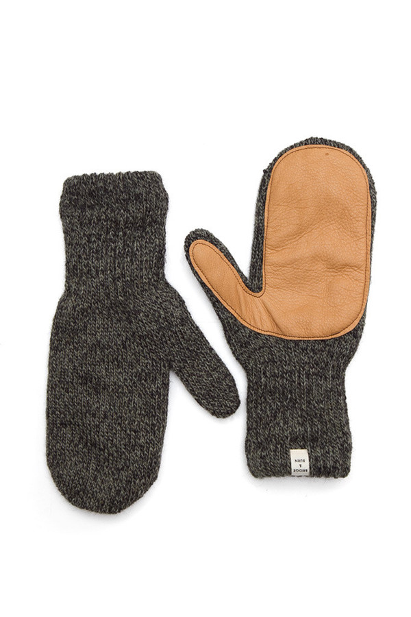 Bridge & Burn Lined Mitten Moss Saddle Bridge & Burn Lined Mitten Moss Saddle