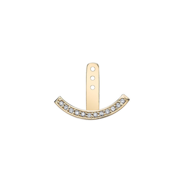 SYDNEY EVAN HALF MOON EARRING JACKET SYDNEY EVAN HALF MOON EARRING JACKET