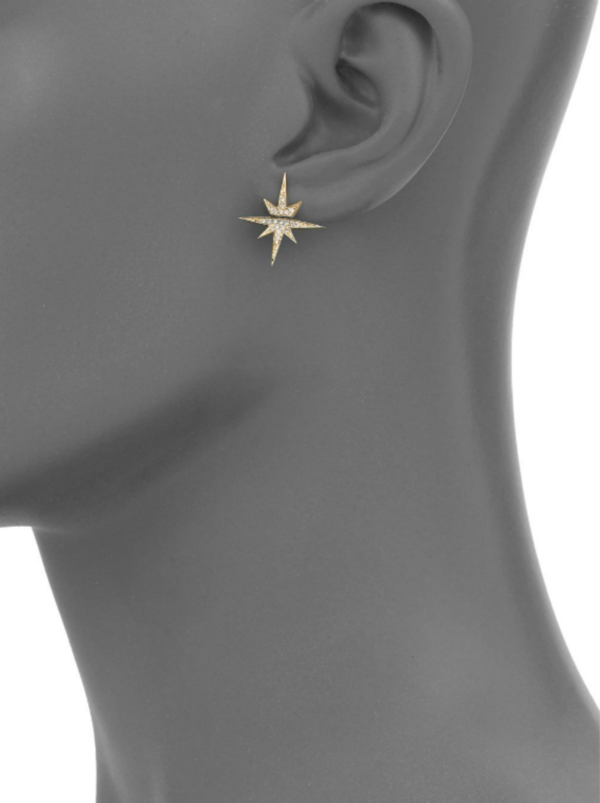 SYDNEY EVAN PAVE STARBURST EARRING JACKET SYDNEY EVAN PAVE STARBURST EARRING JACKET