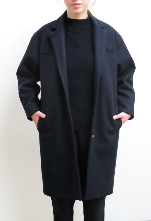 Waltz Navy Notch Collar Coat Waltz Navy Notch Collar Coat