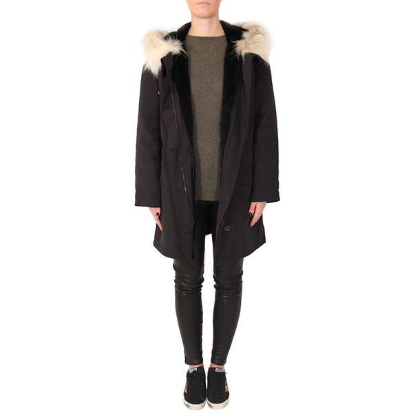 YVES SALOMON RABBIT FUR-LINED PARKA YVES SALOMON RABBIT FUR-LINED PARKA