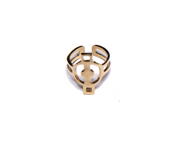 Alynne Lavigne Deco Ring in 22k gold Alynne Lavigne Deco Ring in 22k gold