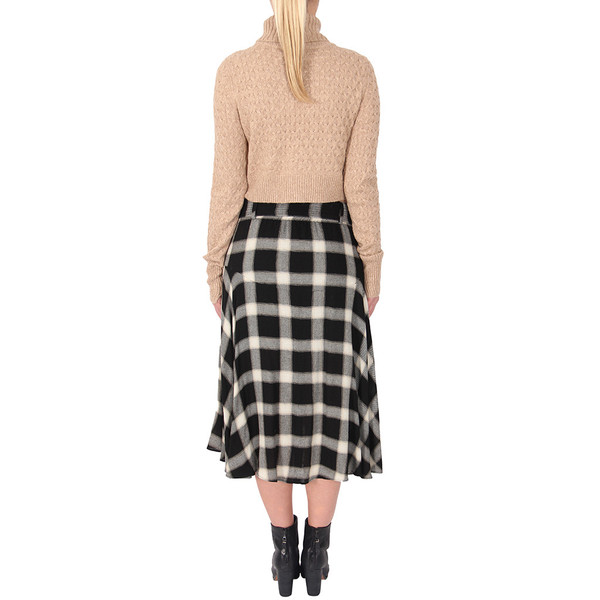 A.L.C. GABRIELLE PLAID MIDI SKIRT A.L.C. GABRIELLE PLAID MIDI SKIRT