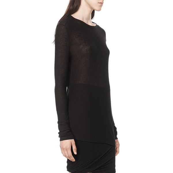 T By Alexander Wang SLUB CLASSIC LONG SLEEVE TEE T By Alexander Wang SLUB CLASSIC LONG SLEEVE TEE