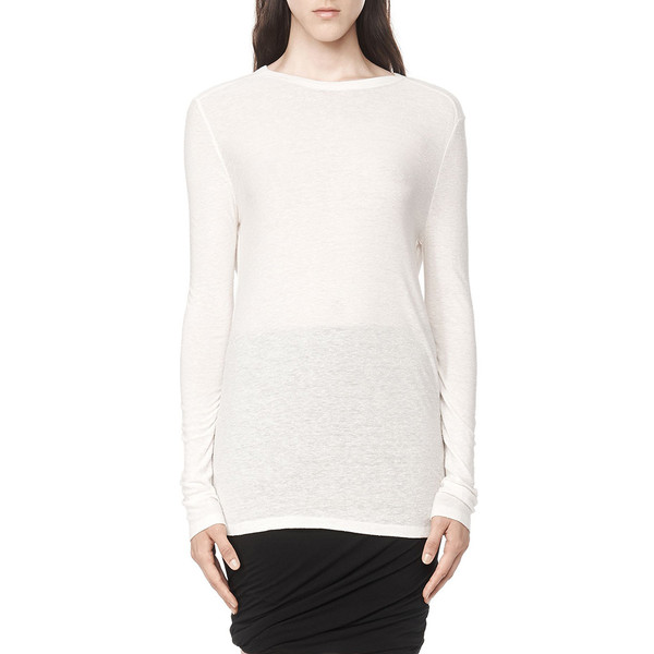 T By Alexander Wang SLUB CLASSIC LONG SLEEVE TEE T By Alexander Wang SLUB CLASSIC LONG SLEEVE TEE