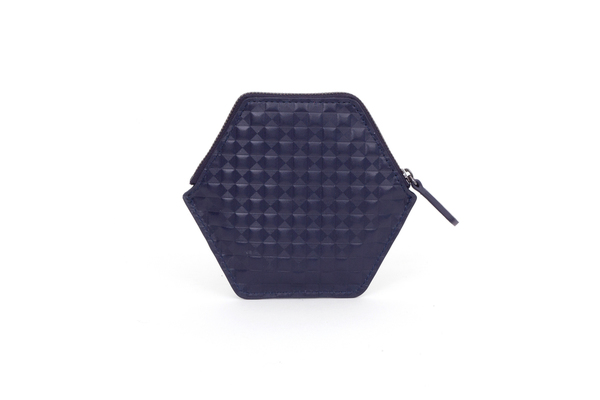 Nº31 Hexa Wallet Chequered in Navy Nº31 Hexa Wallet Chequered in Navy