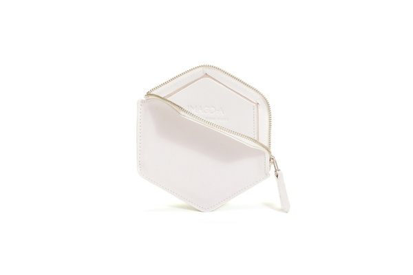 Nº21 Hexa Wallet in Platinum and White Nº21 Hexa Wallet in Platinum and White