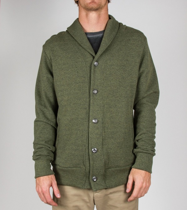 Iron and Resin Olive Fletcher Cardigan Iron and Resin Olive Fletcher Cardigan