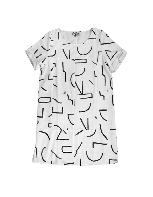 Dusen Dusen SUPER CHECK DRESS - LINES Dusen Dusen SUPER CHECK DRESS - LINES