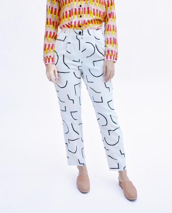 Dusen Dusen PLEATED PANTS - LINES Dusen Dusen PLEATED PANTS - LINES