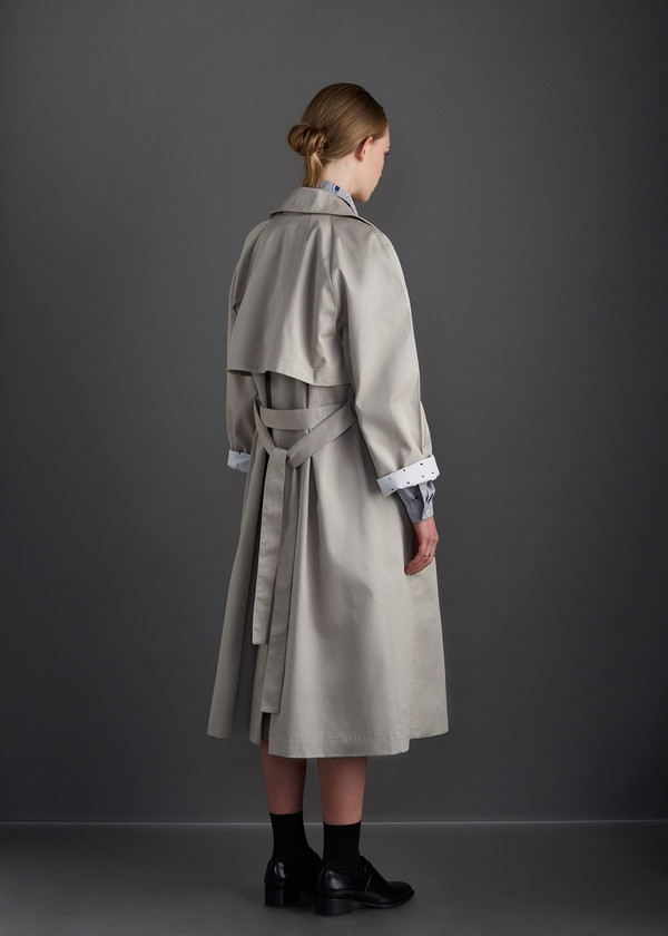 Kowtow KEEPSAKE TRENCH - BLACK Kowtow KEEPSAKE TRENCH - BLACK