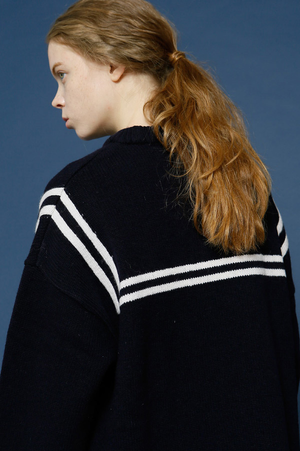 ROCKET X LUNCH Sailor Oversized Sweater ROCKET X LUNCH Sailor Oversized Sweater