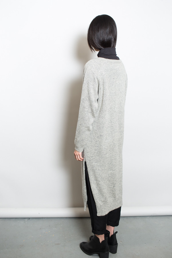 Achro Side Slit Sweater Dress Achro Side Slit Sweater Dress