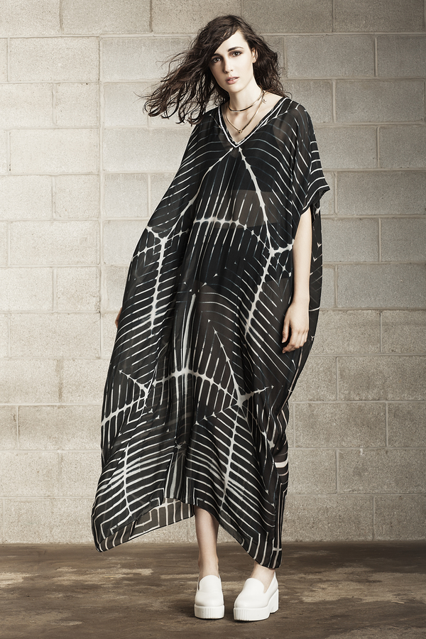 Laura Siegel Linear Printed Kaftan Laura Siegel Linear Printed Kaftan