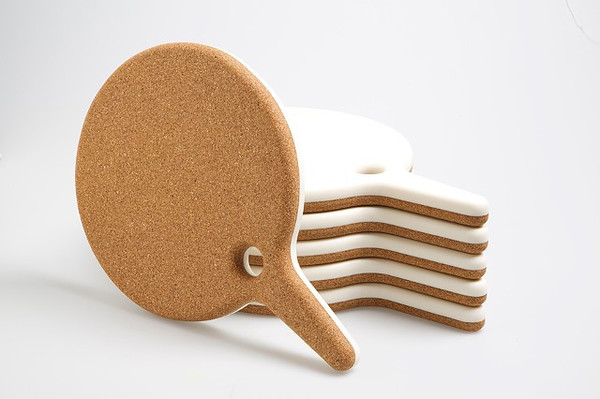 Tinsel & Sawdust Round Cork/Corian Board Tinsel & Sawdust Round Cork/Corian Board