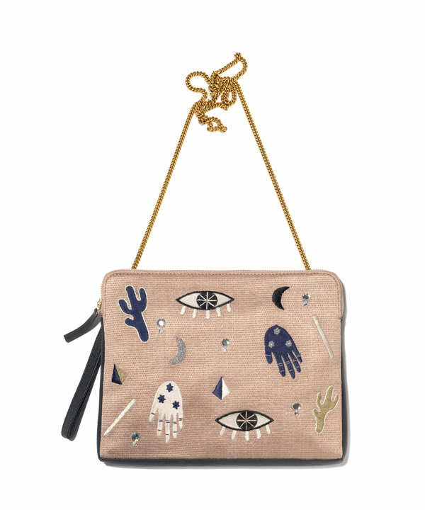 Lizzie Fortunato Safari Clutch in Voodoo Lizzie Fortunato Safari Clutch in Voodoo