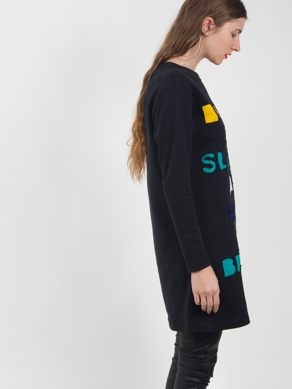 Risto Applique Sweatshirt Dress Risto Applique Sweatshirt Dress