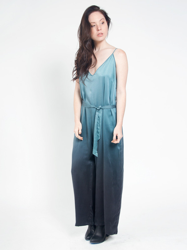 Calico x Swords-Smith x Print All Over Me Aurora Silk Jumpsuit Calico x Swords-Smith x Print All Over Me Aurora Silk Jumpsuit