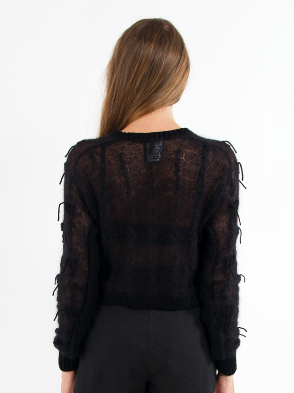 Risto Bug Stitch Crop Sweater Risto Bug Stitch Crop Sweater