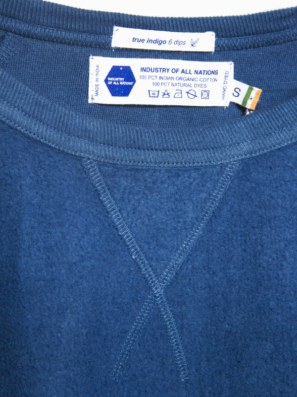 Industry of All Nations Clean Sweatshirt Indigo Industry of All Nations Clean Sweatshirt Indigo