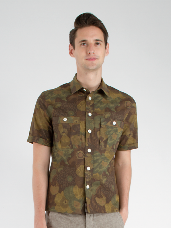 Men's swords-smith Evan Camp Shirt - Floral Camo Men's swords-smith Evan Camp Shirt - Floral Camo