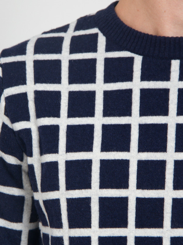 Men's Smith-Wykes Grid Check Sweater Men's Smith-Wykes Grid Check Sweater