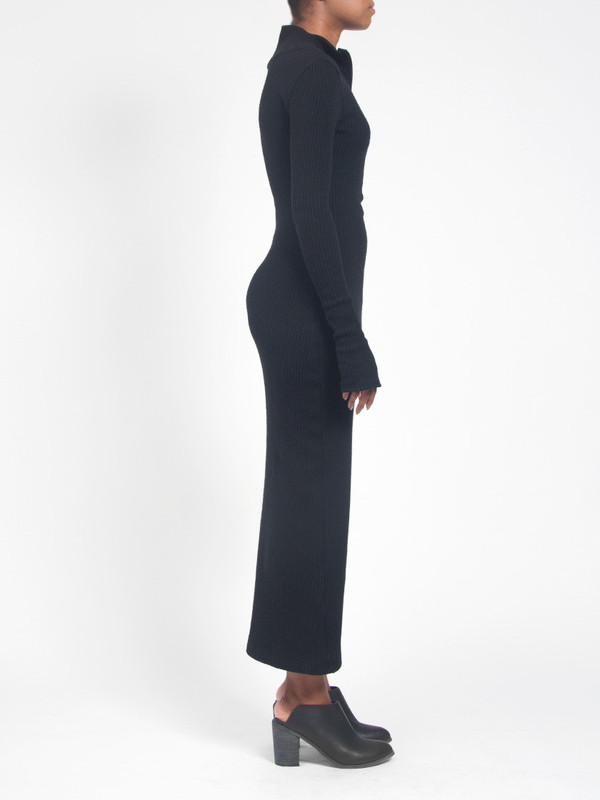 Assembly Rib Maxidress Black Assembly Rib Maxidress Black