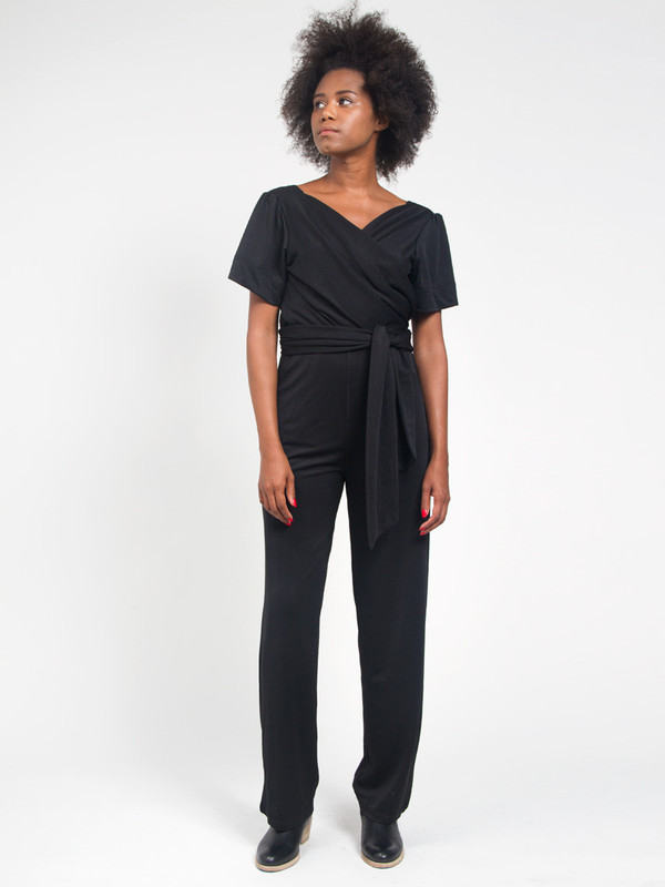 Samantha Pleet Wrap Jumpsuit Samantha Pleet Wrap Jumpsuit