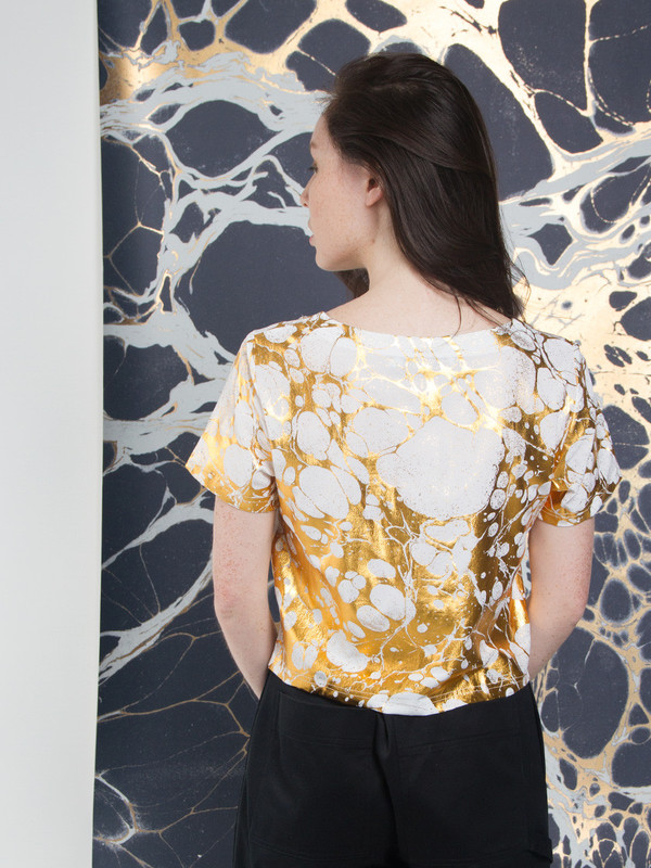 Calico x Swords-Smith x Print All Over Me Wabi Silk Tee Calico x Swords-Smith x Print All Over Me Wabi Silk Tee