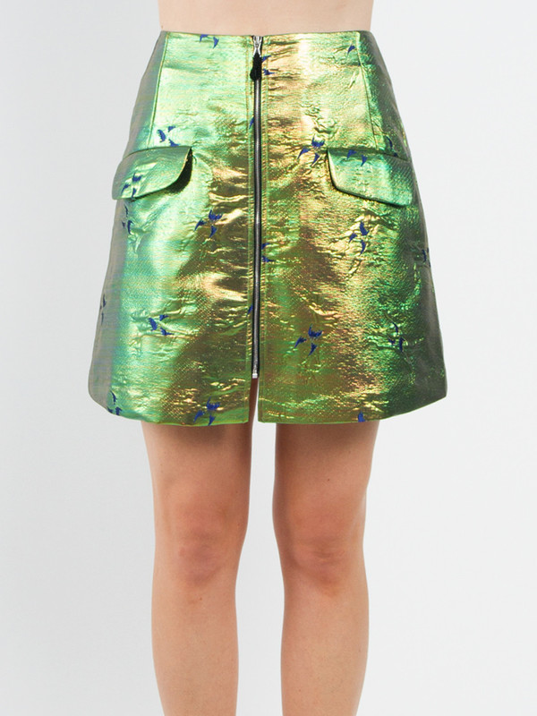 Risto Zip Front Mini Skirt Risto Zip Front Mini Skirt