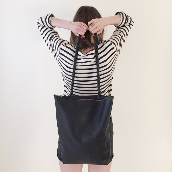 ARA Handbags - Black Backpack No. 1 ARA Handbags - Black Backpack No. 1