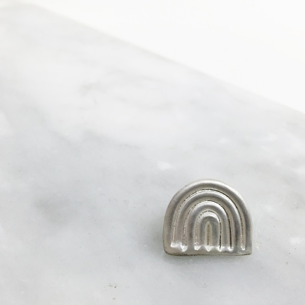 Lane Walkup Silver Rainbow Pin Lane Walkup Silver Rainbow Pin