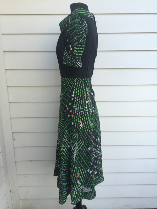Abstract print Japanese 80's dress size small Abstract print Japanese 80's dress size small