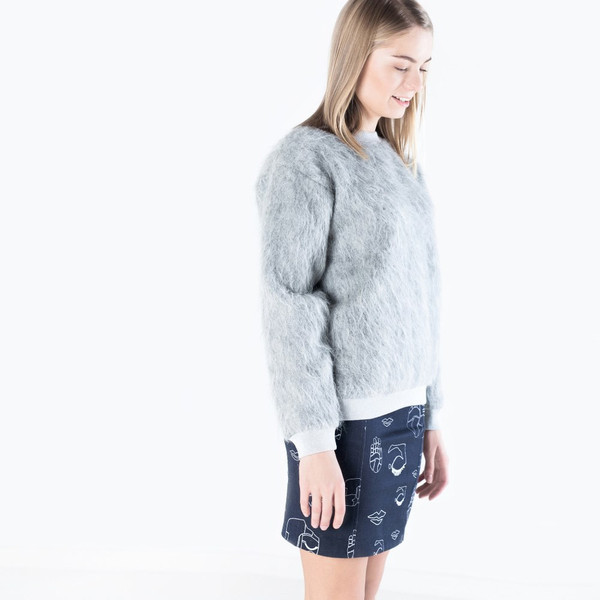 Nanushka Apis Fur Sweater Nanushka Apis Fur Sweater