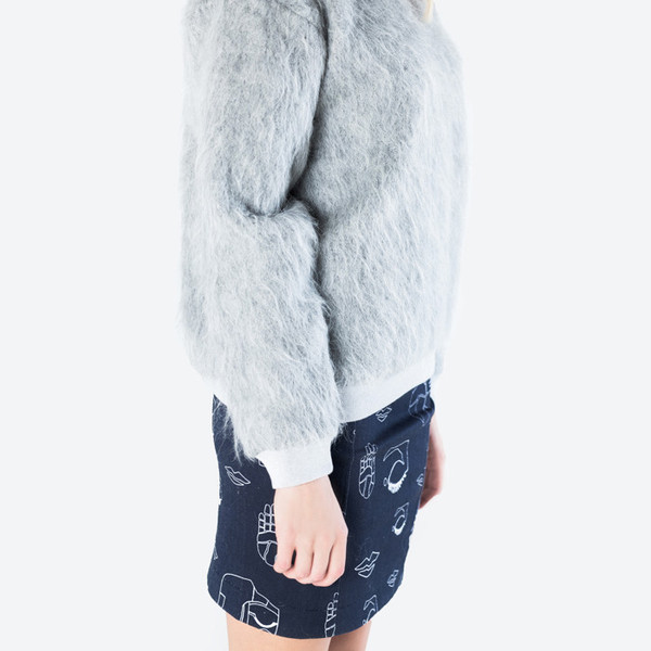 Nanushka Apis Fur Sweater Nanushka Apis Fur Sweater