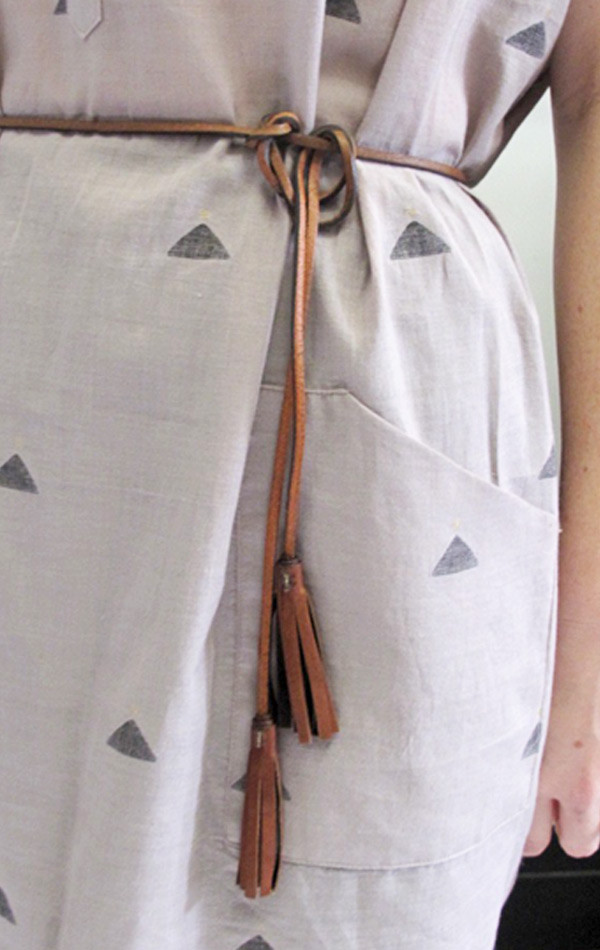 De Palma Leather Skinny tassel belt De Palma Leather Skinny tassel belt