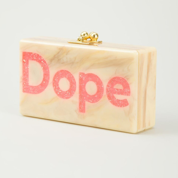 Edie Parker 'DOPE' JEAN CLUTCH Edie Parker 'DOPE' JEAN CLUTCH