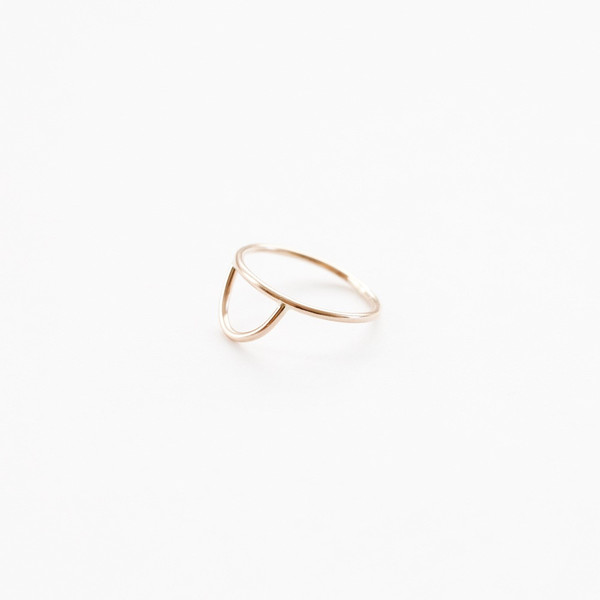 Another Feather Curve Ring Another Feather Curve Ring