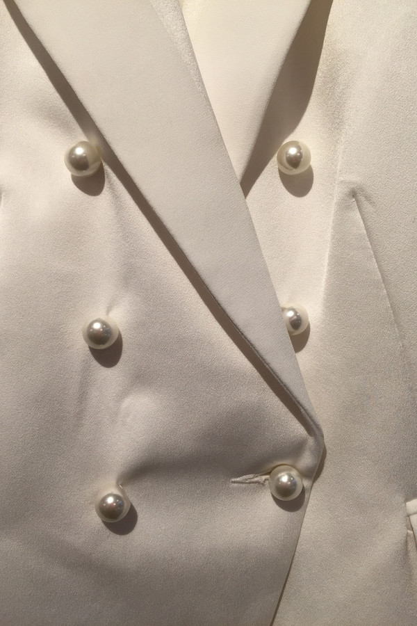 Camilla and Marc 'Past Love' Satin crepe blazer Camilla and Marc 'Past Love' Satin crepe blazer