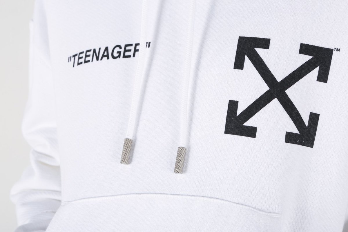 Off White Flamed Bart Hoodie | Garmentory