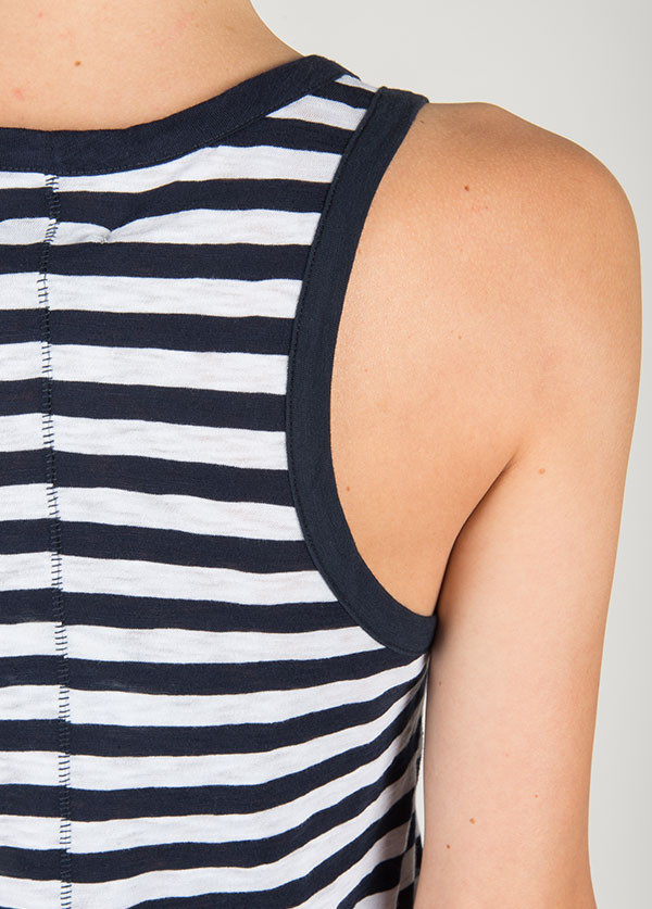 Rag & Bone - The Classic Beater Tank in Indigo Stripe Rag & Bone - The Classic Beater Tank in Indigo Stripe