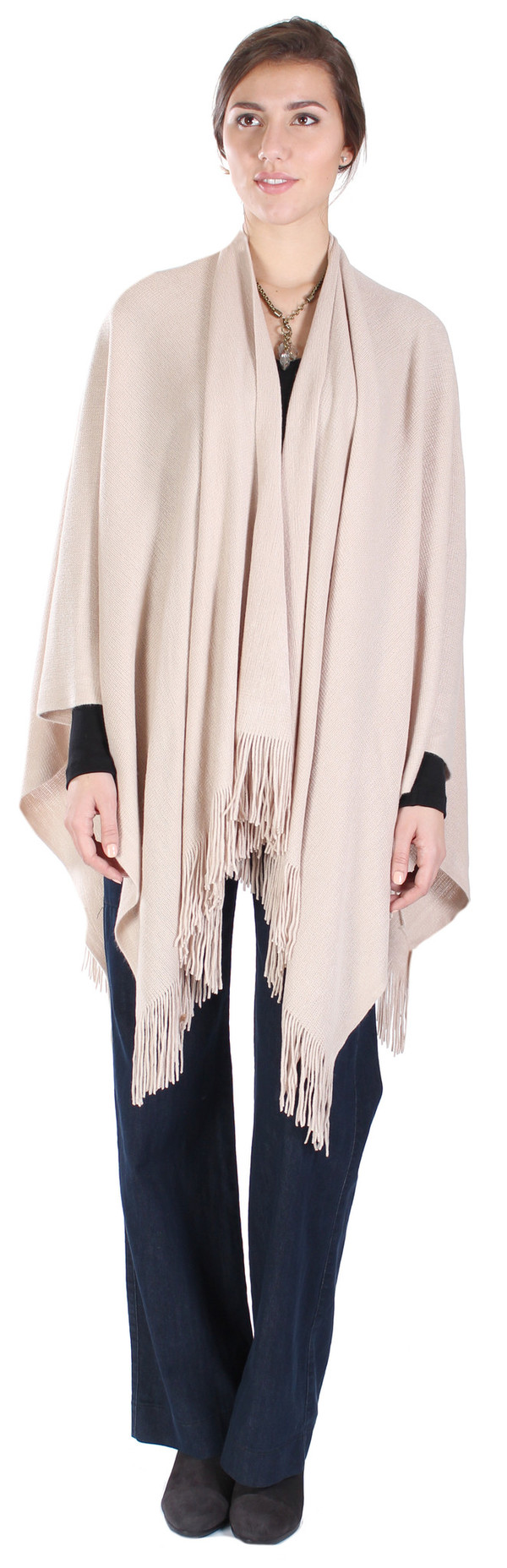 Rikka Taupe Wrap Scarf Rikka Taupe Wrap Scarf