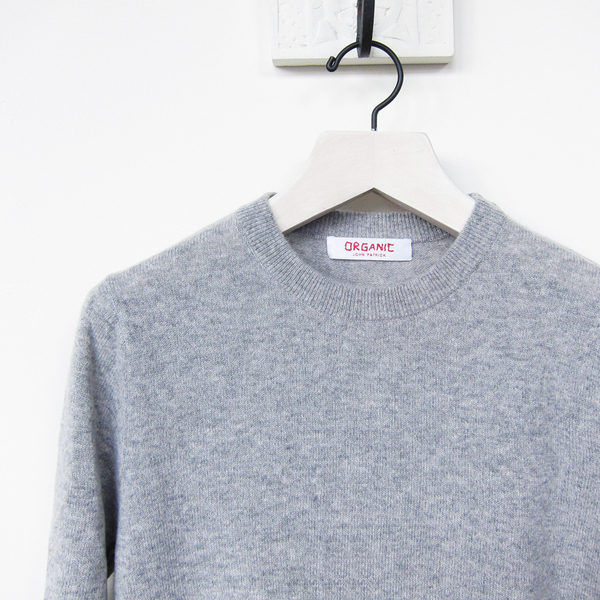 Organic by John Patrick 3/4 sleeve crewneck - grey melange Organic by John Patrick 3/4 sleeve crewneck - grey melange