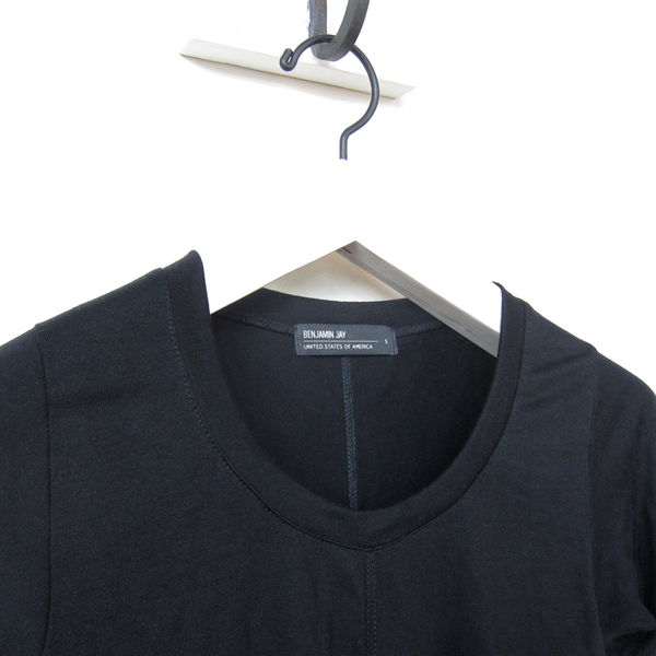 Benjamin Jay Y Shred top - black Benjamin Jay Y Shred top - black