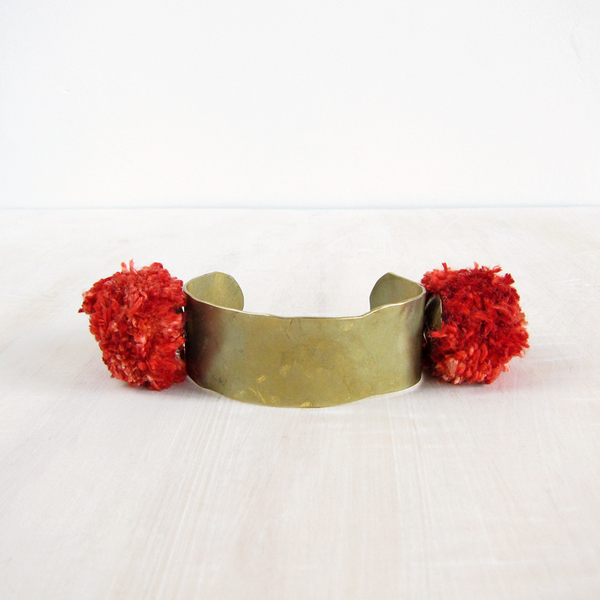 Takara pom pom cuff Takara pom pom cuff