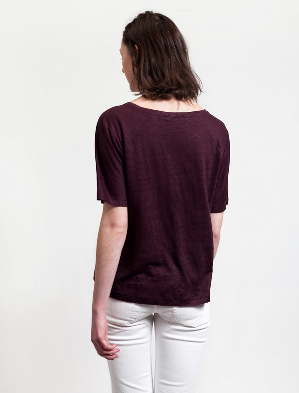 Acne Studios Nairobi Linen Aubergine Purple Acne Studios Nairobi Linen Aubergine Purple