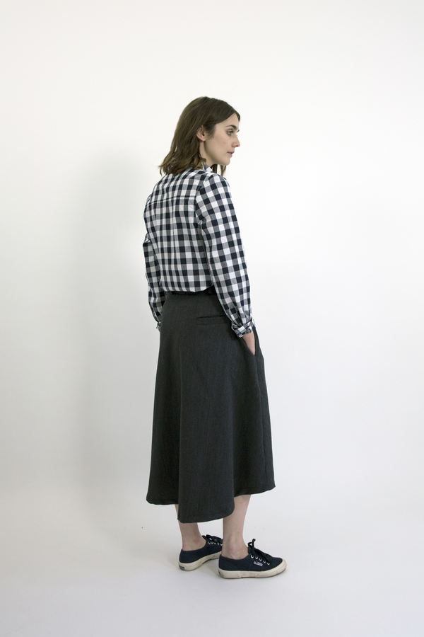 Feldt - Charcoal Midi Skirt Feldt - Charcoal Midi Skirt